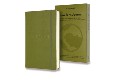 Moleskine Zápisník Passion Travel Journal - tvrdé desky L, khaki A5, 200 listů 