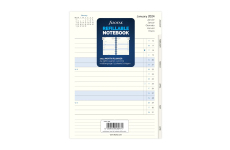 Filofax A5 kalendář 2024 do zápisníků měsíc/2 strany