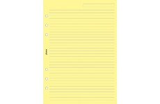Filofax A5 linkovaný papír, žlutý, 25 listů