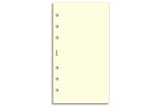 Filofax nelinkovaný papír A6 krémový 30 listů