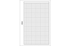 Filofax Poznámkový papír, čtverečkovaný, bílý náplň kapesních diářů formát A7 20 listů