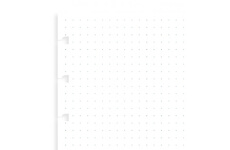 Filofax Náhradní listy tečkované náplň A5 zápisníků Notebook 32 listů