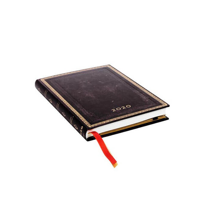 Paperblanks diář Black Moroccan Midi 2020