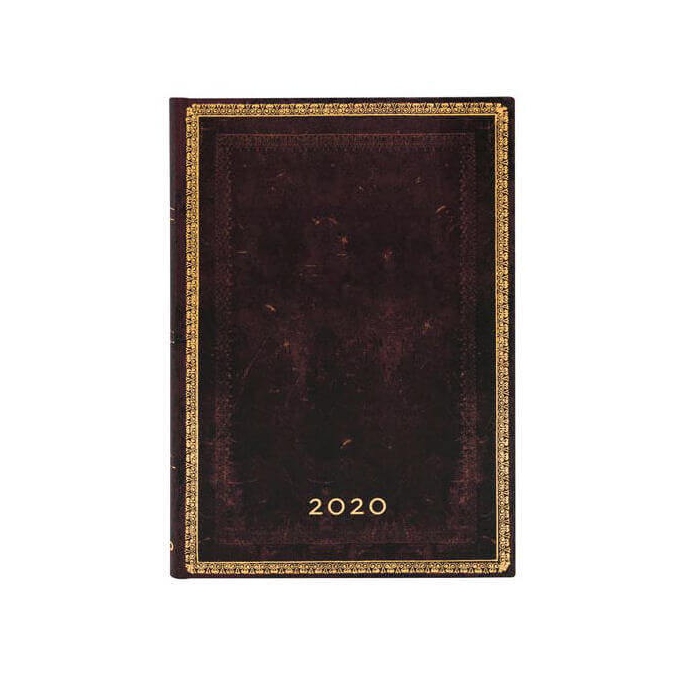 Paperblanks diář Black Moroccan Midi 2020