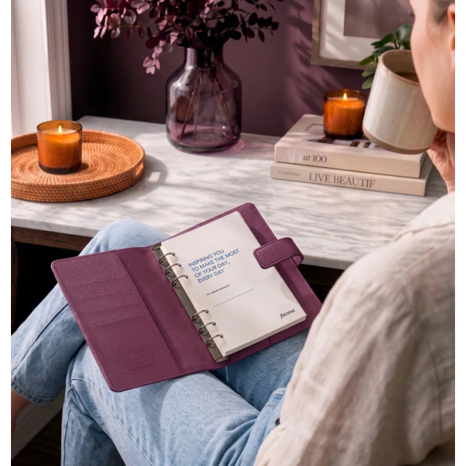 Filofax Camden Osobní Plum diář