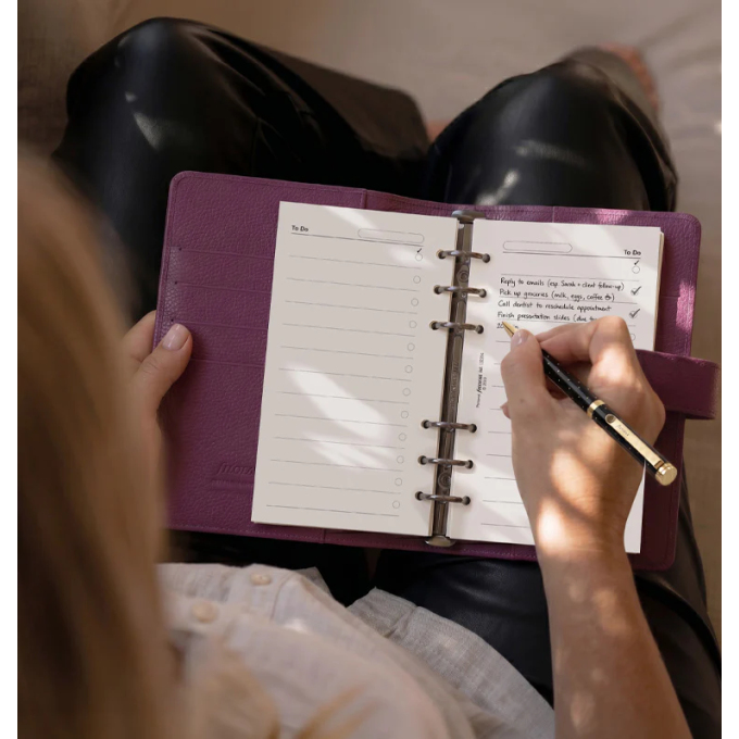 Filofax Camden Osobní Plum diář