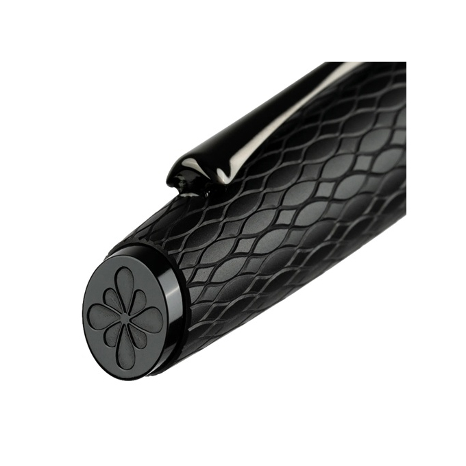 Diplomat Cobra Guilloche Black plnicí pero