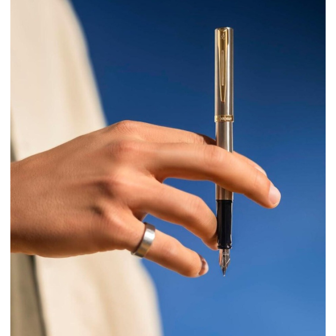 Waterman Impression Stainless Steel GT plnicí pero