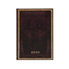 Paperblanks diář Black Moroccan Midi 2020