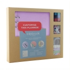 Filofax Clipbook A5 fialový kreativní set