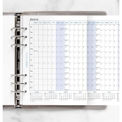 Filofax horizontální kalendář 2023 plánovací AJ - A5