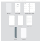 Filofax Moonlight Osobní černý diář