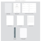 Filofax Moonlight A5 černý diář