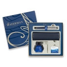 Waterman Expert Made in France DLX Blue CT, dárková sada