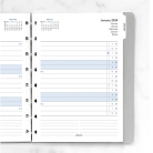 Filofax A5 kalendář 2024 do zápisníků měsíc/2 strany