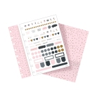 Filofax Confetti Rose Quartz A5 plánovač 2024