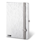 Lanybook Innocent Passion White Grey A5 zápisník