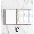 Filofax horizontální kalendář 2025 plánovací AJ - A5