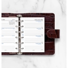 Filofax kalendář kapesní 2025 ČJ+SJ týden/2 stránky