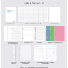 Filofax Saffiano A5 Dark Cherry diář vínový