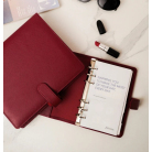 Filofax Saffiano A5 Dark Cherry diář vínový