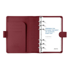 Filofax Saffiano Dark Cherry Osobní vínový diář