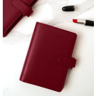 Filofax Saffiano Dark Cherry Osobní vínový diář