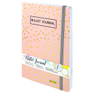 Online Spotlights Rose Bullet Journal tečkovaný zápisník A5