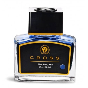 Cross Blue, modrý lahvičkový inkoust