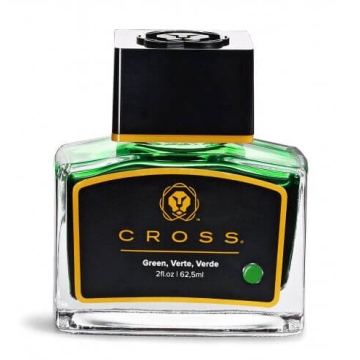 Cross Green, zelený lahvičkový inkoust