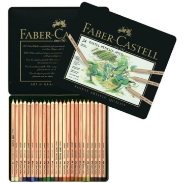 Pastelové tužky Faber Castell Pitt 24 ks