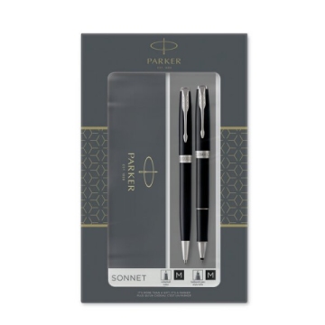 Parker Sonnet Black CT sada kuličkového pera a rolleru