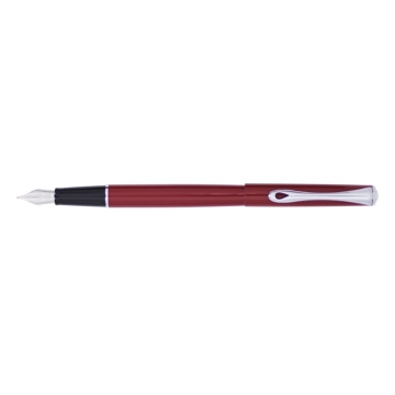 Diplomat Traveller Dark Red plnicí pero