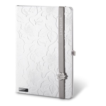Lanybook Innocent Passion White Grey A5 zápisník