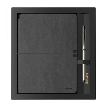 Scrikss Metropolis Gun Metal BT roller se zápisníkem