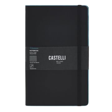 Castelli Black Laser Light Blue L linkovaný zápisník
