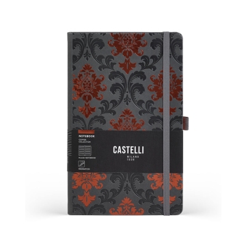 Castelli Copper Baroque S linkovaný zápisník