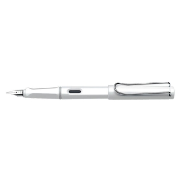 Lamy Safari Shiny White plnicí pero