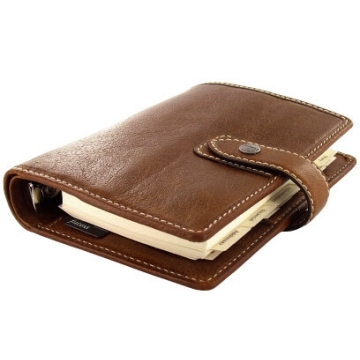 Filofax Malden kapesní hnědý diář
