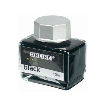 Online Black lahvičkový inkoust 15 ml