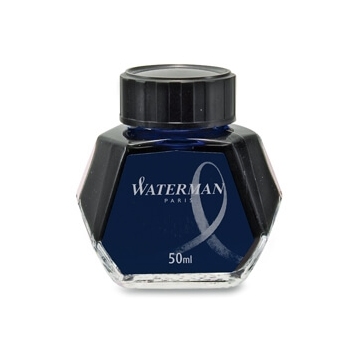Waterman Blue-Black lahvičkový inkoust 50 ml