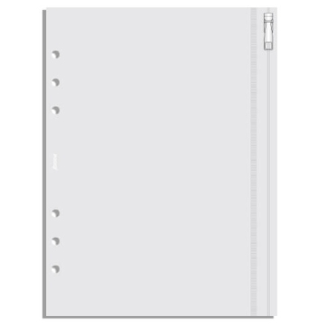 Filofax A5 průhledná obálka se zipem