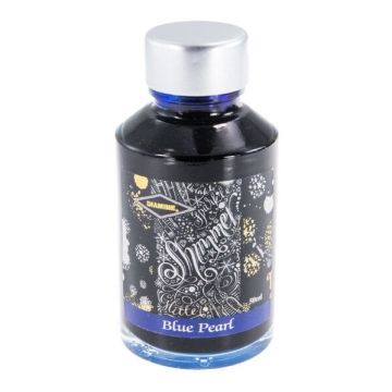 Diamine Shimmer Blue Pearl lahvičkový inkoust 50 ml