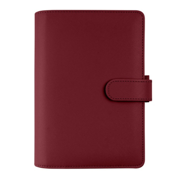 Filofax Saffiano Dark Cherry Osobní vínový diář