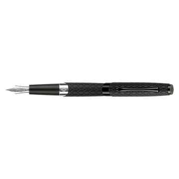 Diplomat Cobra Guilloche Black plnicí pero