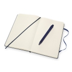 Zápisník Moleskine A5 modrý s GoPen, dárková sada