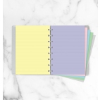 Filofax náhradní listy do zápisníků A5 - pastelové