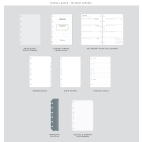 Filofax Moonlight Kapesní bílý diář