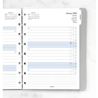 Filofax A5 kalendář 2023 do zápisníků měsíc/2 strany