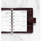 Filofax kalendář kapesní 2024 ČJ+SJ týden/2 stránky